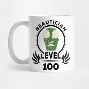 Level 100 Beautician Face Mask Gift Mug